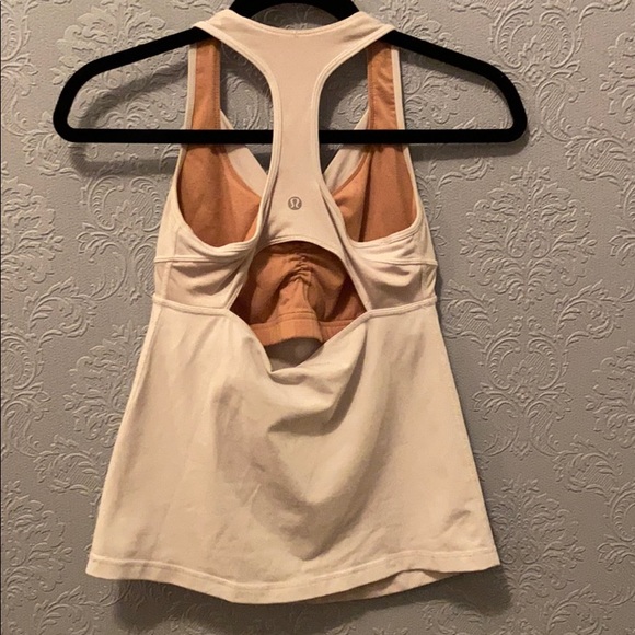 2/$20 Lululemon white tank - Picture 2 of 2